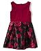 The Children's Place Girls' Sleeveless Holiday Dressy Dress, Berry Jam Floral, 14