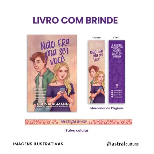 Não era pra ser você + fita salva celular + marcador