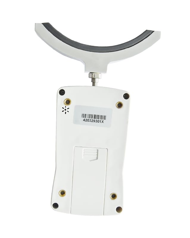 Medidor de fuerza muscular con carga máxima de 500 N (50 kg / 110 lb), modo de medición en tiempo real, pico y primer pico, precisión ±1 %, estructura con sensor interno miniatura 4
