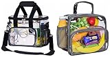UEASE Clear Lunch Bag 12-Can（9L with Clear Lunch Bag 8-Can/Stadium Approved PVC Bag,Clear Lunch Bag
