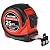 HAUTMEC Tape Measure 25Ft with Fraction 1/8,Double Side Metric and Inches Tape,Retractable Tape Measure,Magnetic Hook and Compact Case for Construction, Carpenter, Professionals HT0282-TM