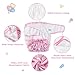 Littleforbig Silky Adult Ribbon Omutsu Diaper Wrap Cover Washable Adjustable Reusable Waterproof - Baby Usagi & Bella Pattern M