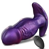 Analvibratoren für Mann mit Vibration 10 Modi Prostata Stimulation Männer Anal Vibrator Analplug für Frauen Männer Silikon Buttplug Sexspielzeug für die Frauen Mann Analdildos Monster Sex Toys
