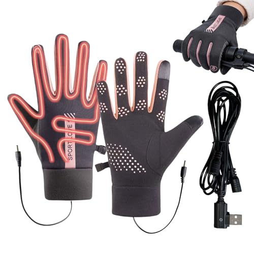 Gants chauffants électriques pour éviter les mains froides en vélo