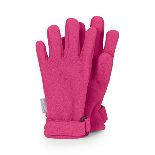 Preisvergleich Produktbild Sterntaler Fingerhandschuhe aus wasserabweisendem Microfleece mit Klettverschluss, Alter: 15-16 Jahre, Größe: 8, Magenta