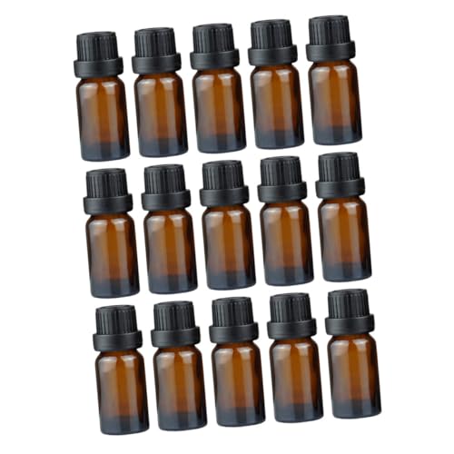 Abaodam 20個 遮光ガラス精油瓶 詰め替え可能 化粧品収納容器 アロマオイル 香水対応 長持ち耐久