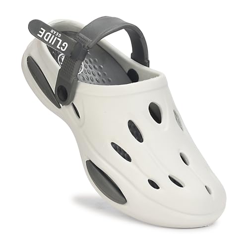 Image of Kraasa Glide Gear Men's Eva Casual Clogs for Everyday use | Sandals with Adjustable Back Strap | Lightweight, Comfortable | Stylish and Waterproof Mules