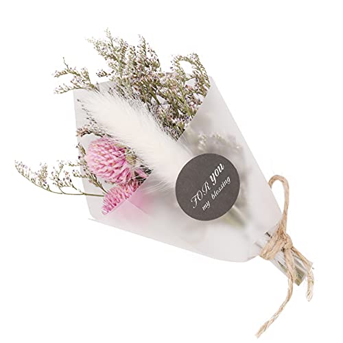Presente de Feriado Pequeno buquê de Flores Secas Estilo Coreano Flores Secas para Casamento, Urze P