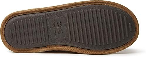Dearfoams mens Genuine Suede Closed Toe Scuff Slipper, Chestnut, 12 US | Image 3
