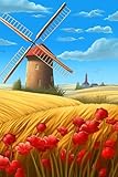 【Beautiful Diamond Art Kit】Our diamond paintings are the current popular diamond art kits for adults. The canvas size is 20x30 Inch/50x75 cm, you don't have to worry about running out or not having enough diamonds, our diamond colors will never fade....