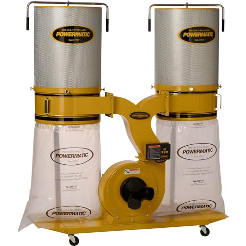 Powermatic PM1900TX-CK3 Dust Collector 3HP 3PH 230/460-Volt 2-Micron Canister Kit