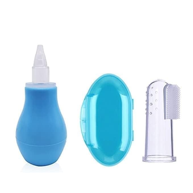 URbani Trading Baby Silicone Finger Toothbrush with Case, Soother for Gums, Baby Nose Cleaner with Grip For Baby-image-31