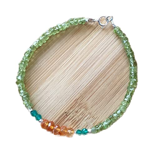 Bracelet en cornaline et argent 925, le cadeau idéal pour homme et femme