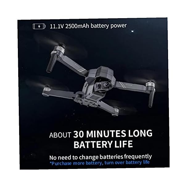 VusiElag Fernbedienung FPV-drohnen Mit 4k Hd-Kamera Faltbar Rc Quadcopter 1batterie – Bild 5