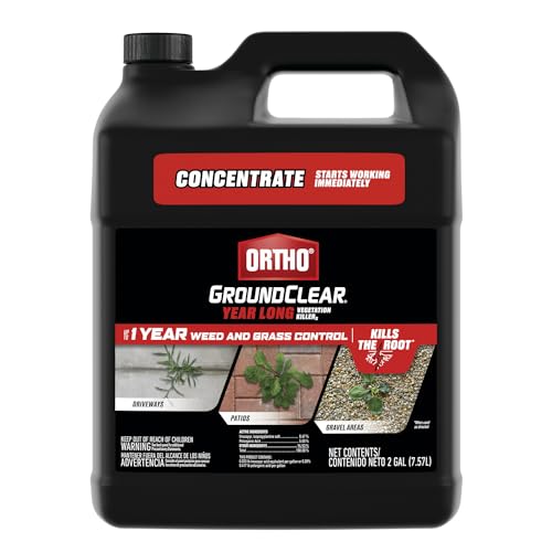 Ortho GroundClear Year Long Vegetation Killer2 Concentrate, Kills and Prevents Weeds Up to 1 Year, 2 gal.