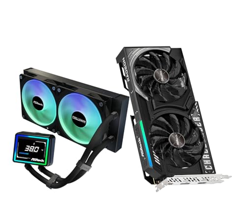 ASRock Radeon RX 9060 XT Challenger 16GB OC & Challenger 240 Digital AIO Cooler Bundle | 3