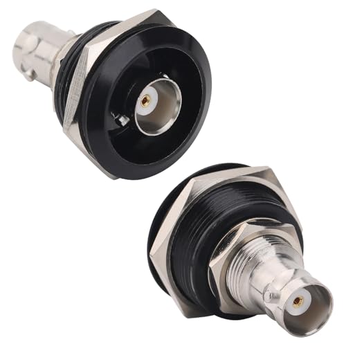 PENGLIN 2-Pack Adaptador BNC Hembra a Hembra miniatura 1