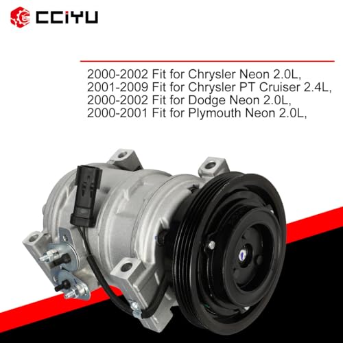 Image of Air Conditioning Compressor for Chrysler for Neon PT Cruiser 2.0L 2.4L