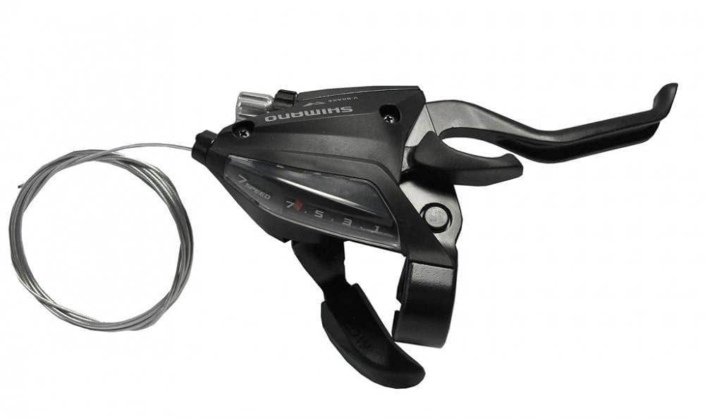 SHIMANO - KKK Amazon.com : SHIMANO Shift Brake Lever Right 7-Speed V-Brake