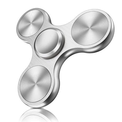 Fidget Spinners Toy, Metal Stainless Steel Bearing High Speed 4-8 Min Spins, EDC...