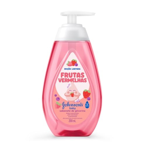 Sabonete Líquido de Glicerina Frutas Vermelhas JOHNSON'S® Baby 200mL Sabonete Líquido de Glicerina Frutas Vermelhas JOHNSON'S® Baby 200mL