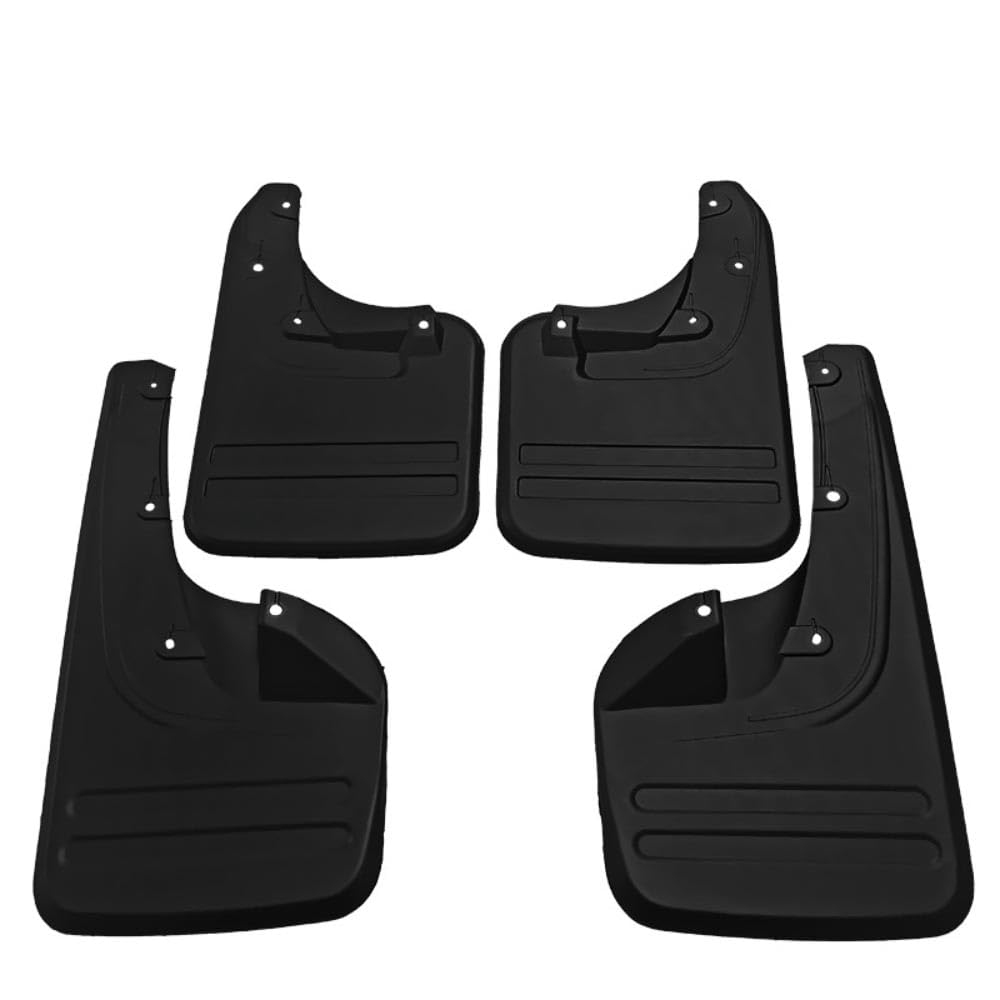 4 Pièces Voiture Caoutchouc Bavettes, pour Toy-OTA Hilux Vigo 2006-2014 4WD (12) Avant Arrière Roue Garde Boue Anti-Éclaboussures Étanche Externes Protection Accessoires