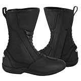SAGA MOTO Motocross Boots Men Leather Motorcycle Shoes...