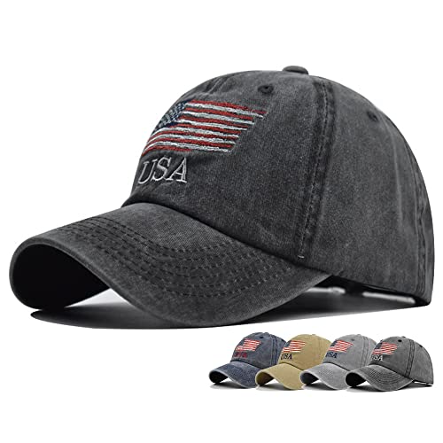 Junong American Flag Hat Independence Day 4Th Of July Patriotic Usa Baseball Cap For Men Women #TOP16