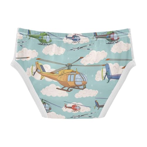 Colorful Helicopters Clouds Toddler Boy's Underwear 2T 202c14212