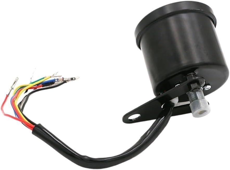 Motorcycle Odometer Gauge DC 12V Universal Motorcycle Tachometer Odometer Dual LED Backlight Night Readable Speed Meter Gauge Motorbike