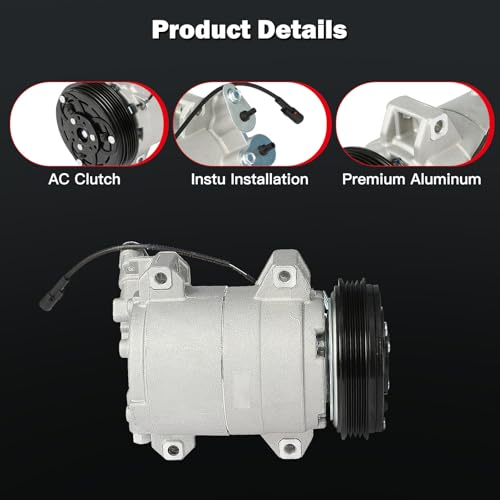 Image of Air Conditioning Compressor Compatible for Suzuki XL-7 2.7L 2003-2006