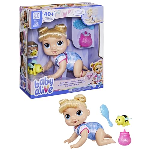 Baby Alive F9709 Crawl 'N Play Harper Hugs Electronic Crawling Baby Doll Set thumb #13