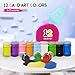 4E's Novelty 16.5 Pound Colored Sand for Crafts, 12 Sand Art Colors 22 oz Each, Non-Toxic Craft Sand Colored with Storage Container, Non Toxic Teachers Classroom Supplies Tool Color Sands for Kids