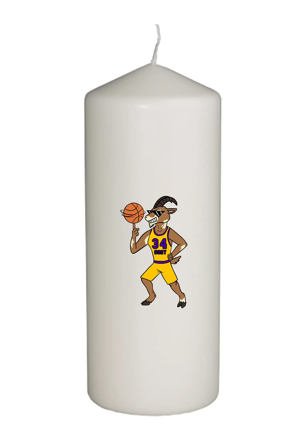 The Goat Basketball Players - Full Color Unity Candle (6 inches Tall) (Shaq #34)