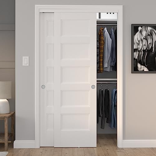 Image of Richelieu | Onward 48-in Bypass Sliding 2 Door Track and Hardware Kit, Zinc