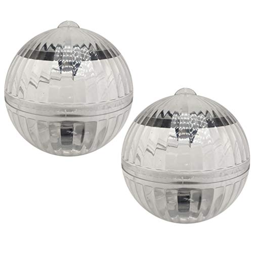 Mobestech Bola de Luzes de Piscina Flutuante Solar 2 Pacotes de MudanÃ§a de Cor Luzes Movidas a Ener