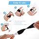 DSLSQD 14 Stück Finger Klammer Schiene,Fingerschiene,Verstellbare Fingerschutz,Finger Buddy Bänder,Fingerbandage für Kleiner Finger Mittelfinger Ringfinger,für Gebrochene Verletzt Finger-Schwarz