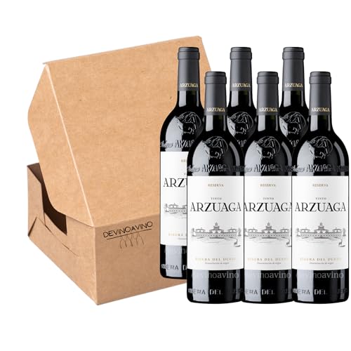 Arzuaga Reserva – Ribera del Duero – Pack con 6 Botellas – Envío Gratis en 24/48h – Bodega Arzuaga Navarro – Seleccionado y Enviado por Devinoavino