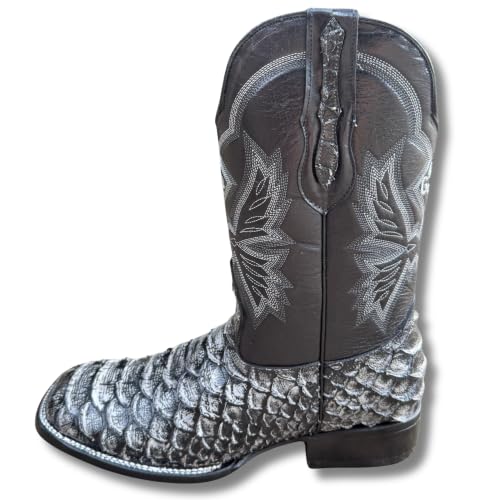 Image of Men's Alex Western Cowboy Boots Square Toe Pull On