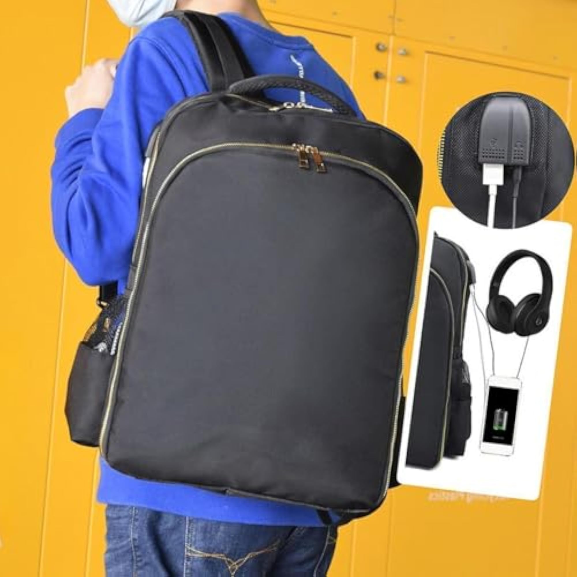Professional Hairdressing Bag with Charging Port