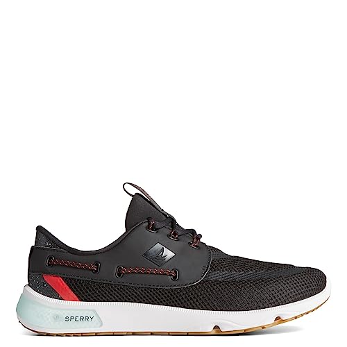 Sperry Men's Casual Sneaker, Black, 13 #TOP1