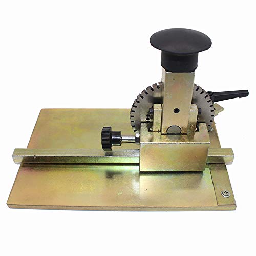 Jieotwice Metal Plate Stamping Embosser Manual Metal Stamping Marking Machine Deboss Embossing Machine Dog Tag Letter Printing (2.5mm)
