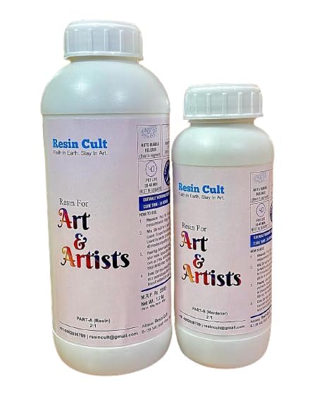 See full amazon price history chart for Resin Cult 2:1 Crystal Clear Epoxy Resin Art Kit with Liquid Hardener Raisins Art & Craft Material For Beginners Artists DIY Activities with High Gloss (300 Gm) Resin Cult 2:1 Crystal Clear Epoxy Resin Art Kit with Liquid Hardener Raisins Art & Craft Material For Beginners Artists DIY Activities with High Gloss (300 Gm) (B0CKL87BC8) Amazon Price History, Amazon Price Tracker