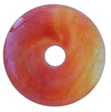Donutstein aus Feuerachat Lebensquelle Plus Feuerachat Edelstein Donut Ø 30 mm Anhänger