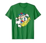 Crayon Shin-Chan Action Kamen Shin-Chan American Comic Style Camiseta, Hombre, Verde Kelly, M
