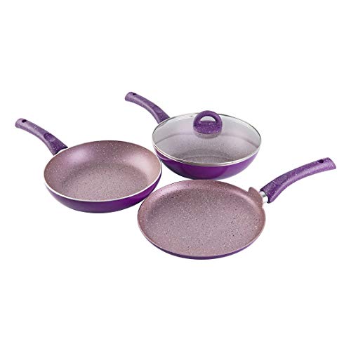 53% OFF on Wonderchef Granite Nonstick 3-Piece Cookware Set(Frying Pan with Lid, Wok, Dosa Tawa), Induction Bottom, Soft-Touch Handles, Pure Grade Aluminium, PFOA, 3.5mm, 2 Years Warranty 53% OFF on Wonderchef Granite Nonstick 3-Piece Cookware Set(Frying Pan with Lid, Wok, Dosa Tawa), Induction Bottom, Soft-Touch Handles, Pure Grade Aluminium, PFOA, 3.5mm, 2 Years Warranty