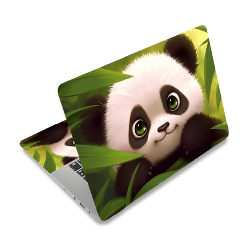 Sticker ordinateur portable panda amovible pour personnaliser votre PC au café