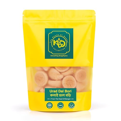 Image of Premium Handmade Bengal Buili Dal - 250G | Urad Dal Bori | Sundried Nutritious Black Gram Bori - Large Size
