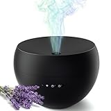 Aroma Diffuser, Aromatherapie Raumduft Ultraschall Diffusor 100ml mit Automatischer Abschaltfunktion,BPA-Free Aromatherapie Düfte Humidifier für Raum,Büro,Yoga,Spa(Schwarz)