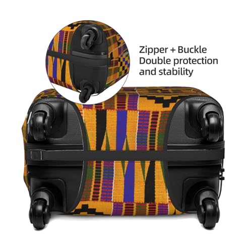 African Weaving Print Suitcase Cover Luggage Protector Washable Elastic Fashionable Travel Gear Cover4